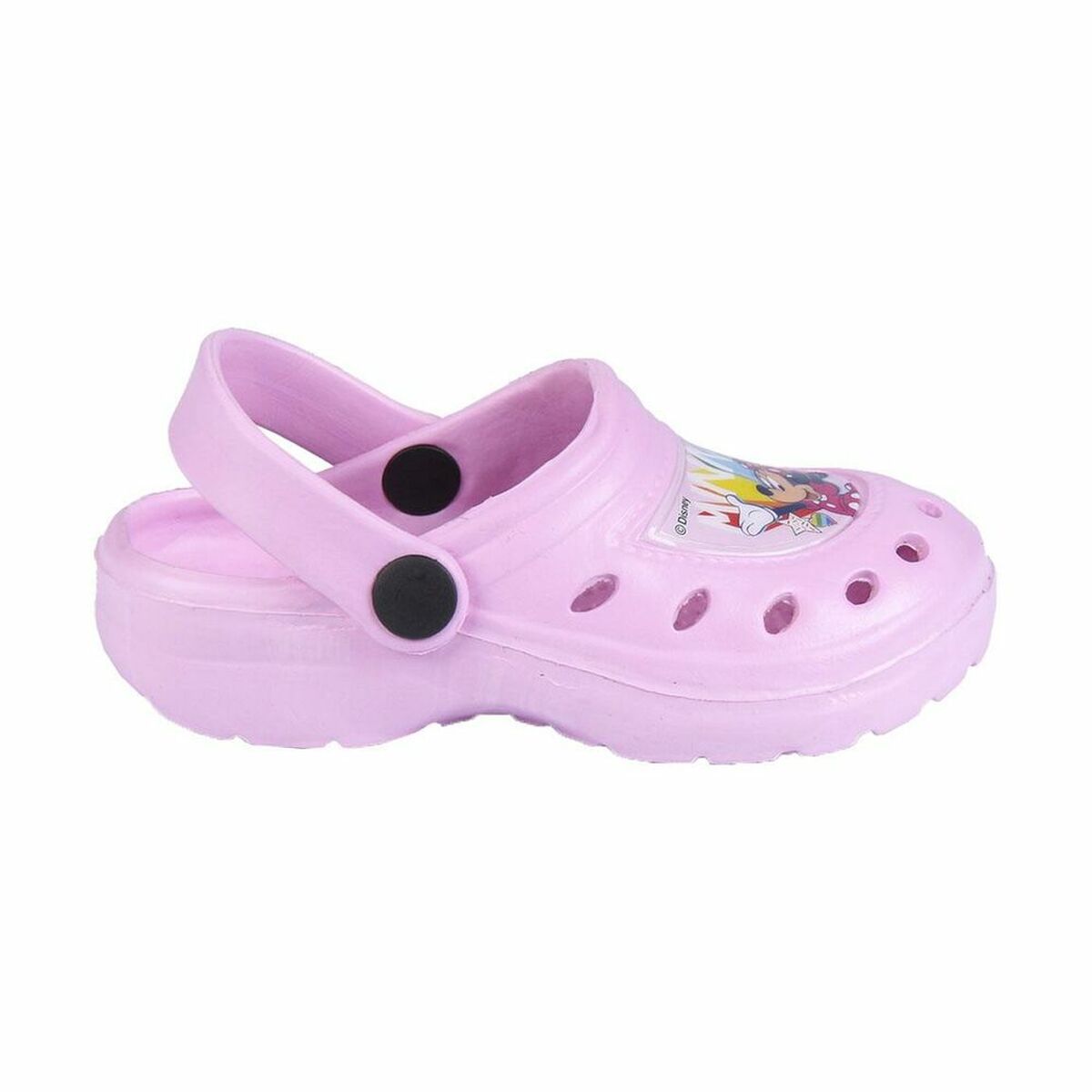 Pludmales krokšu apavi Minnie Mouse Rozā